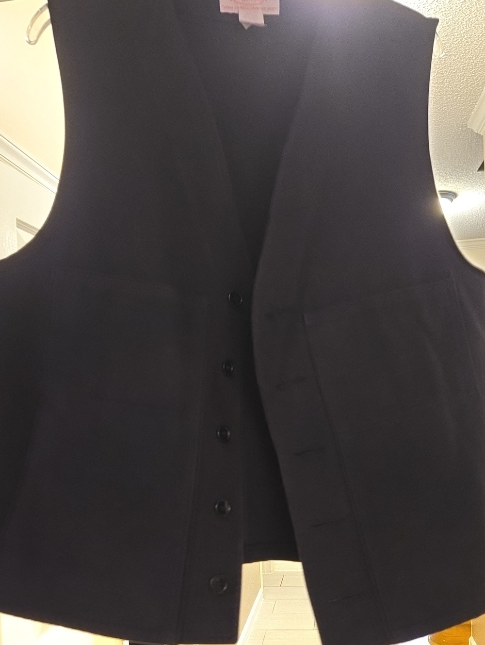 Filson Navy Vest 100% Cotton